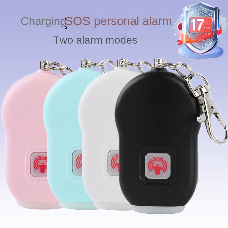 Alarme Personnelle SOS Rechargeable avec Lampe LED