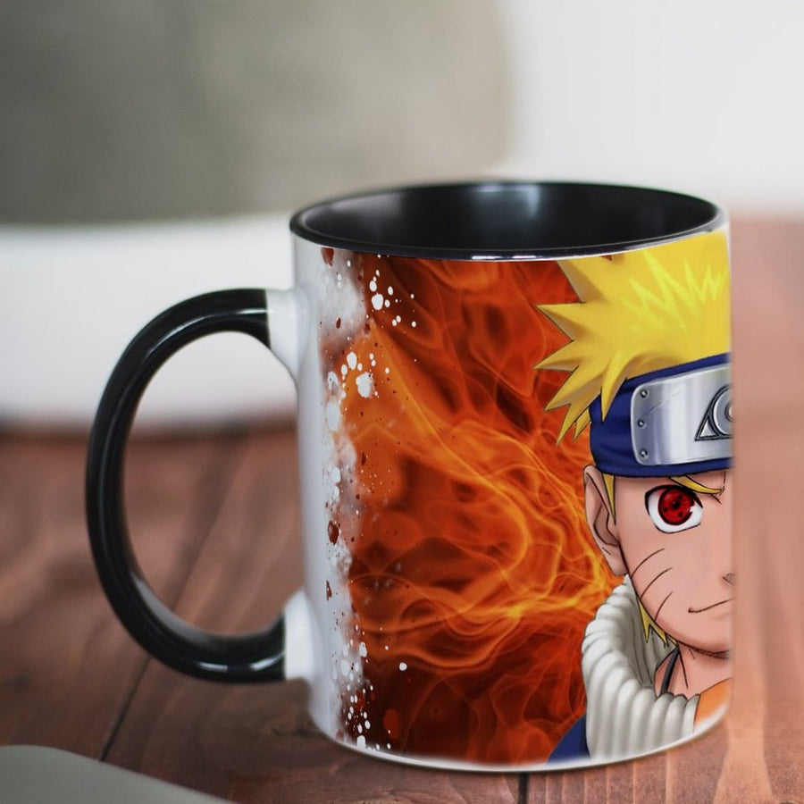 Young Naruto Kyubi Mode Magic Coffee Mug