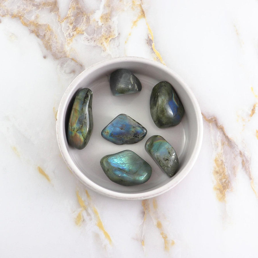 Labradorite rolled stone
